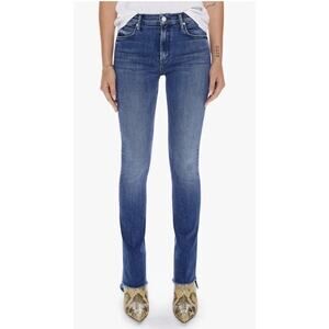 Mother The Runaway Step Fray Blue Jeans In Leaps And Bounds size 29 X 30